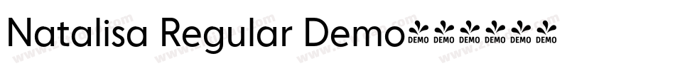 Natalisa Regular Demo字体转换